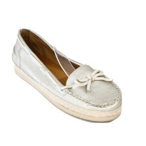 Franco Sarto Shoes sz 8 Espadrille Loafer Wome Gold Moccasins